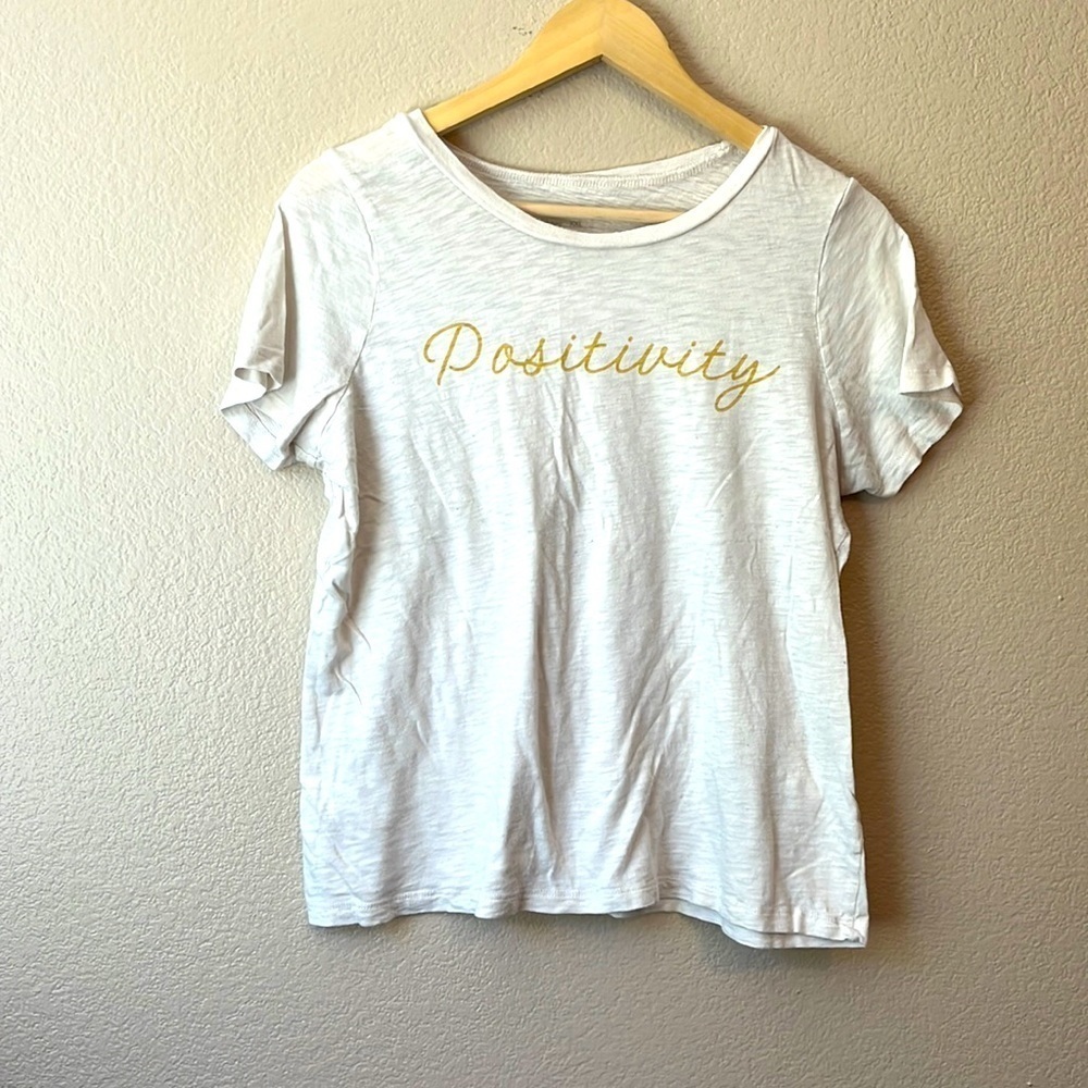 Grayson Threads Tee Shirt Positivity White size Extra Large